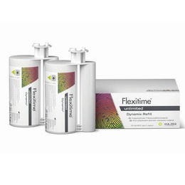 Flexitime Unlimited Monophase Addition Silicone for Precise Dental Impressions