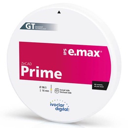 IPS e.max ZirCad Prime Multilayer Zirconia Disc Ø98.5 mm for CAD/CAM