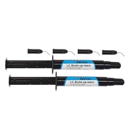 LC Build-up Light Curing Resin 2 x 3 g Syringes for Dental Restorations