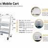 Mobile Cart Black Steel
