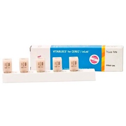 Vitablocs TriLuxe Forte Ceramic Blocks for CAD/CAM Restorations, 5 Units