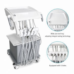 Dental Mobile Cart with Air Compressor