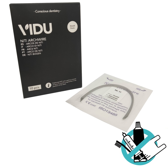 NiTi Round Ovoid Orthodontic Archwire (10 pcs)
