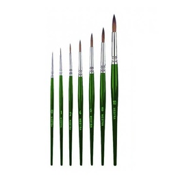 Marta Kolinsky Plastic Hair Brush with Rounded Tip for Dental Restoration