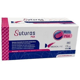 Absorbable Braided PGA Sutures – Pack of 12 Sterile Units