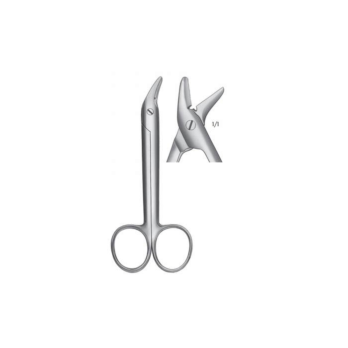 826 1/2 Precision 12 cm Crown Scissors for Dental Use