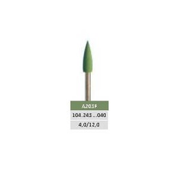 Grey Thick Dental Polishers for Soft Finishes - 10 Units