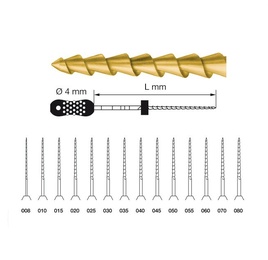 Naviflex Hedstroem Endodontic Files 25mm, Set of 6