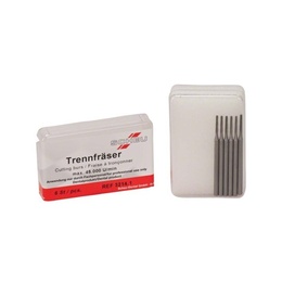 Spiral Cutting Bur Set - 6 Pieces for Dental Use