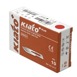 Kiato Plus Stainless Steel Sterile Surgical Scalpel Blades - 100 pcs
