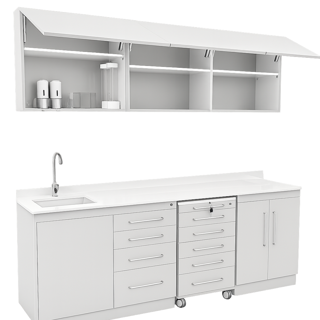 Custom dental furniture configuration